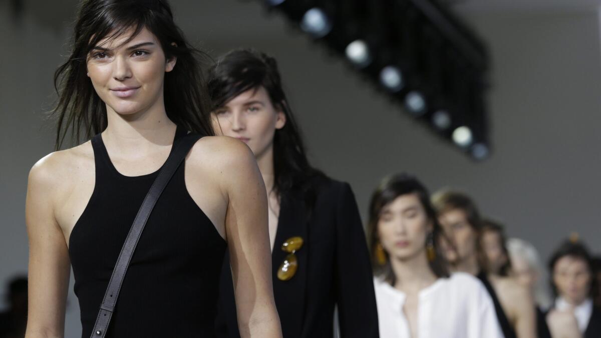 DKNY debuts without Donna Karan while a smiley Kendall